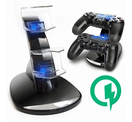 Cargador Base Soporte Dual Para Ps4 Slim Y Pro Controles