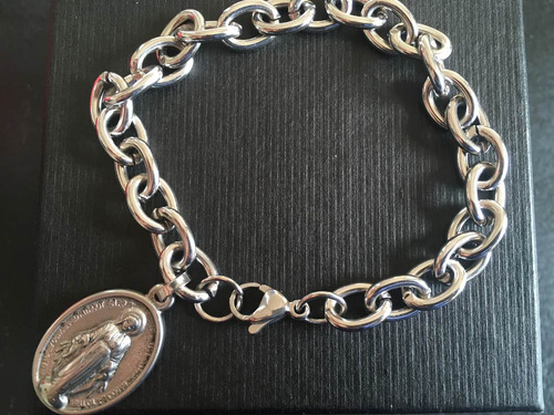 Pulsera Acero Quirúrgico Virgen Milagrosa