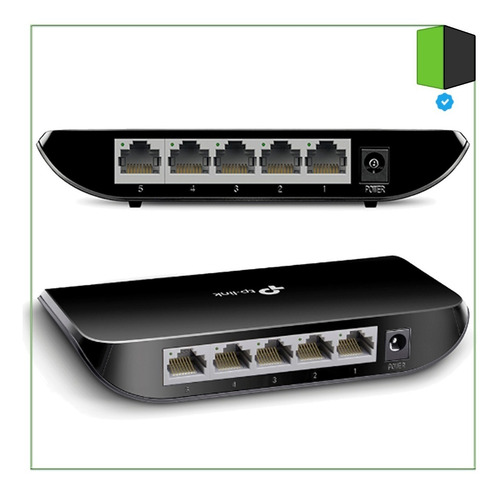 Switch 5 Puertos Tp-link Tl-sg1005d Gigabit 10/100/1000 Full