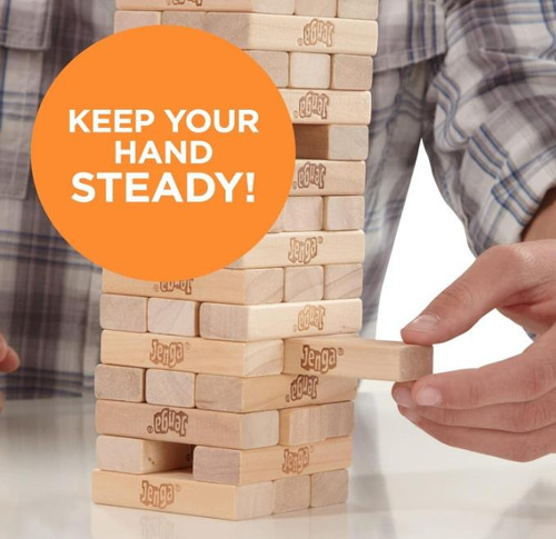 Conjunto Clássico De Blocos De Madeira Jenga