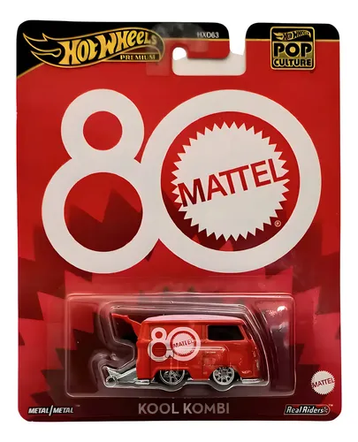 HW クールコンビ (VW KOOL KOMBI)／USカード 4個セット レア Hot Wheels Kool Kombi Pop Culture 80 Anos - Mattel Vermelho