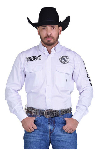 Camisa Radade Bordada New Western Rodeio Competição Cowboy