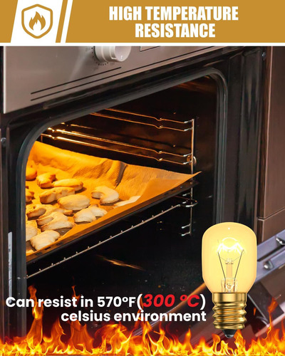 Bombilla Microondas T8 E17 40w 120v Para Whirlpool Sustituye