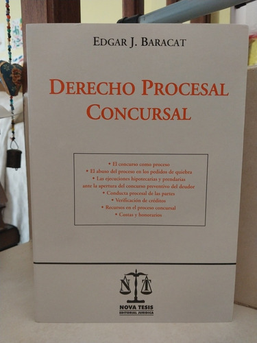 Derecho Procesal Concursal. Edgar J. Baracat