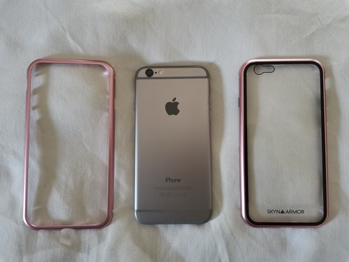 iPhone 6 32gb Plata Con Funda Magnética De Regalo. (Usado)