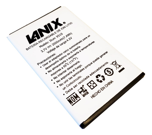 Pila Bateria Ion Litio 2000 Mah Lanix Ilium X510