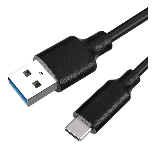 Cable Usb A Usb C, 5 Pies/24 Pines/negro