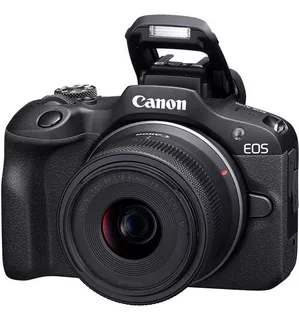 Câmera Canon Eos R100 Mirrorless Com Lente 18-45mm Br