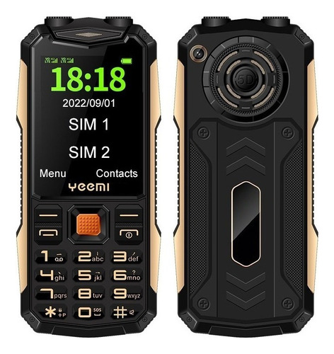 Yeemi K1 Teléfono Móvil Tarjeta Sim Dual Teclado Grande A