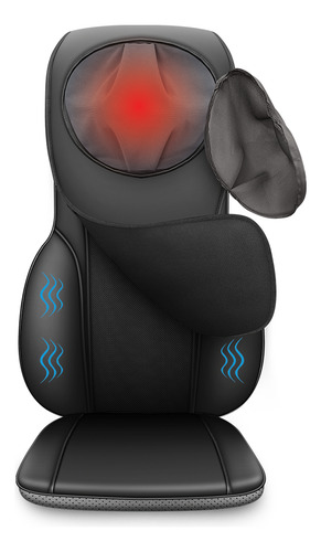 Asiento Masajeador De Espalda De Lujo Life&care Negro