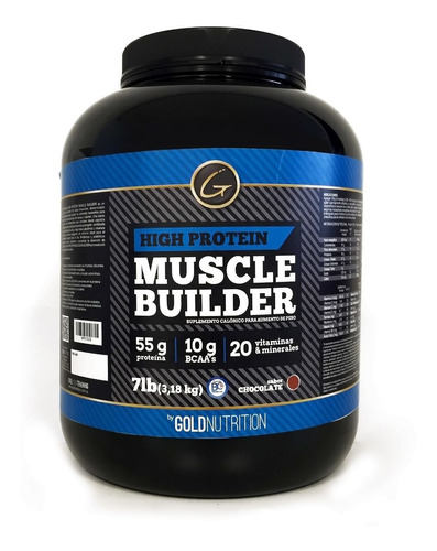 High Protein Muscle Builder 7lb Choco Gold Nutrition