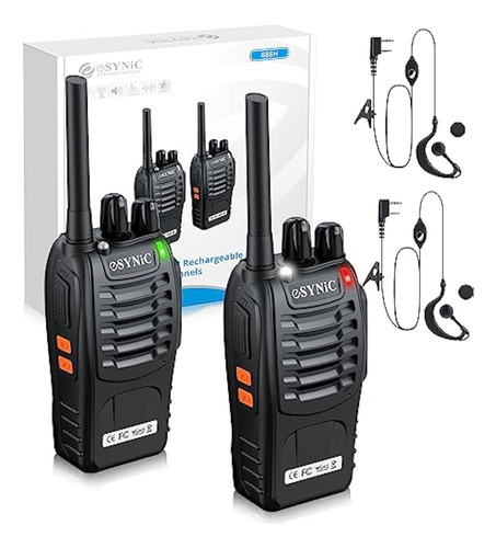 Walkie Talkies Para Adultos, 2 Piezas De Radio