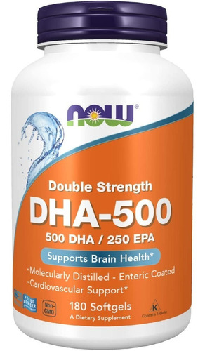 Dha-500 / Epa 250 Now 180 Capsulas Blandas