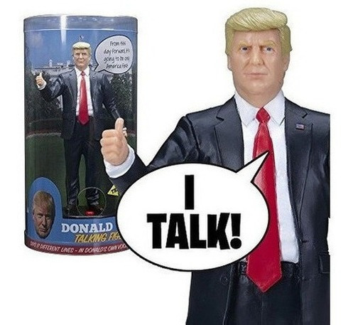 La Figura Parlante De Donald Trump, Dice 17 Lineas De Audio 