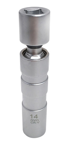 14mm 3/8-inch Swivel 12pt Spark Plug Wobble Socket Se Adapta