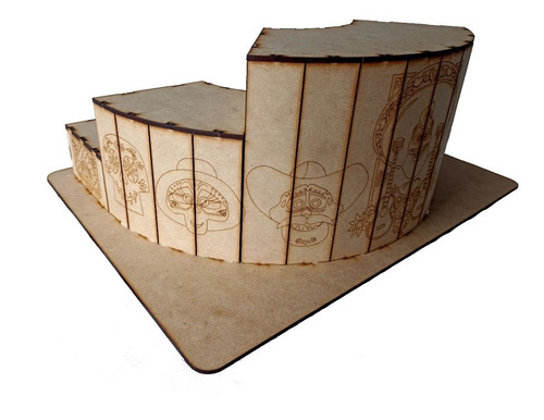 Rompecabezas 3d Madera Altar Ofrenda De Muertos Coco