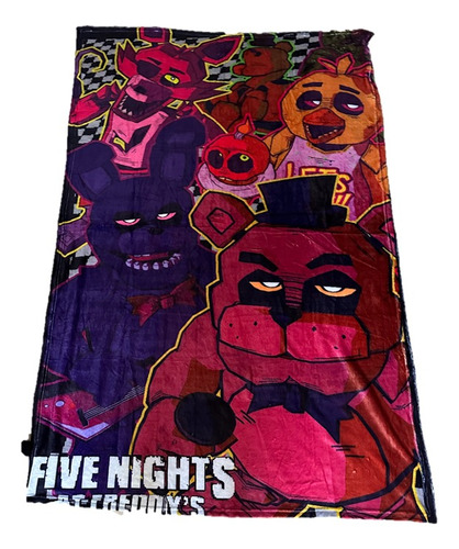 Frazada Cobija Five Nights At Freddys Morada