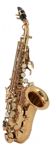 Roy Benson Sg-302 Saxofón Soprano Si Bemol Curvado Latón