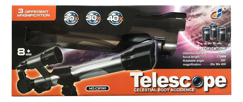 Telescopio Astronomico Celestial Body Accidence Ck0625 Color Plateado