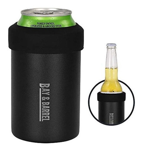 Enfriador De Botellas Y Latas De Acero Inoxidable De 12 Oz