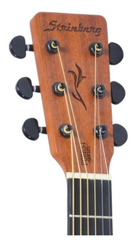 Imagem 3 de 5 de Violão eletroacústica Strinberg Forest FS4D para destros mahogany madeira técnica mate