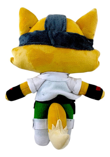 Peluche Fox Mcloud Starfox Hecho A Mano Naranja Y Verde