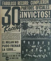 Comprar Revista Racing 1188 Boca 0 Racing 0, Racing 1 Milan 1 