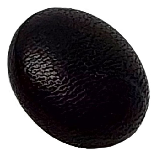 Botón #24 Forrado De Piel Natural, Color Negro, 20 Piezas