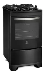 Cocina Electrolux Vidrio Templado 52lpv 4 Quemadores Negra