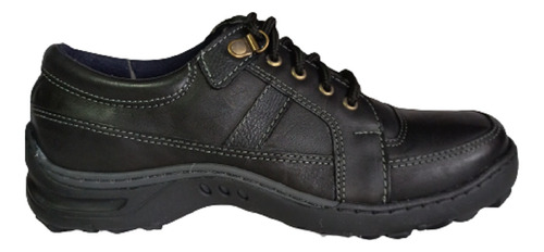 Zapato De Cuero Cosido Suela Goma Hombre Free Comfort 8160