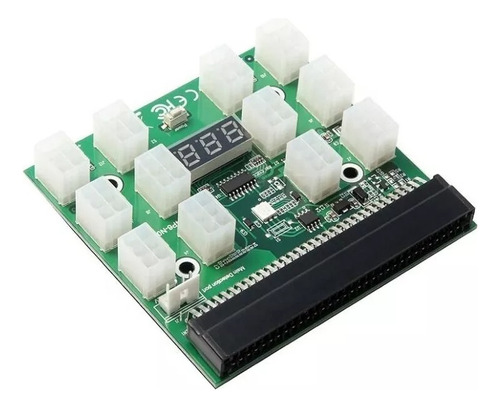 Breakout Board 12 Puert Fuente Hp Compatible Btc Eth Cripto