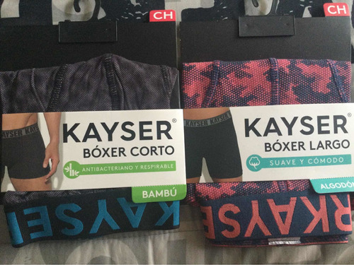 Paquete 2boxers Kayser Chicos Nuevos Originales G/r