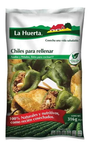 Chile Poblano La Huerta Entero 316g