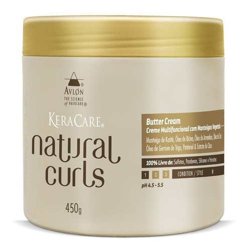 Avlon Keracare Natural Curls Butter Cream 450g + Brinde