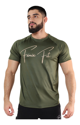 Playera De Licra Ligera Deportiva Sídney Hombre Fénix Fit 