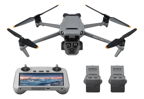 Mini drone DJI Mavic Mini DRDJI014 Fly More Combo con cámara 2.7K gris 3  baterías