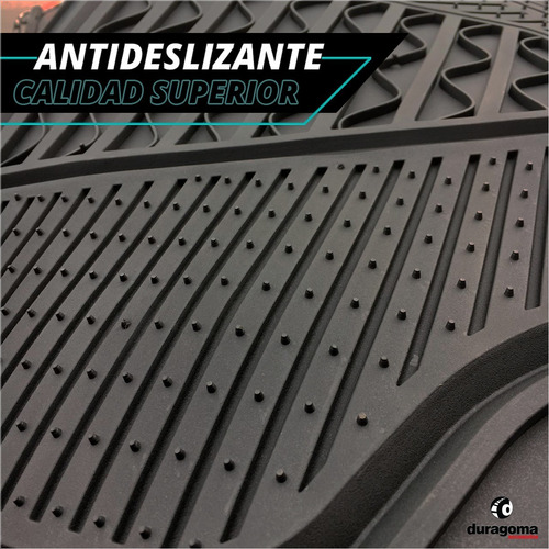 Imagen 10 de 10 de Cubre Alfombra Goma Pvc 3 Piezas Ultrapesada Camioneta Hilux