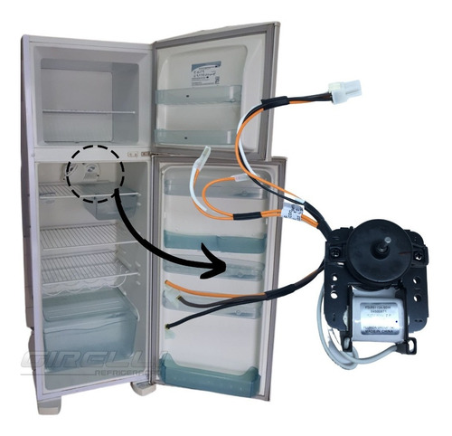 Imagem 2 de 6 de Kit Rede E Ventilador 127v Electrolux Dc38/dc46/dc48/dc50