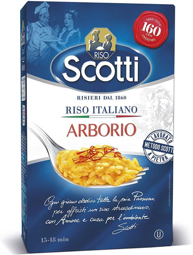 Arroz Arborio Risotto Italiano Scotti (1kg)