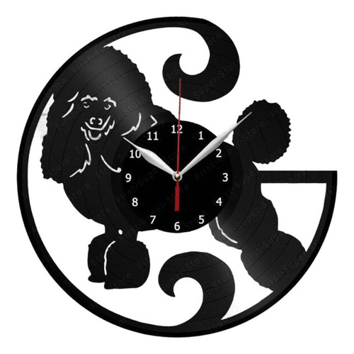 Reloj Corte Laser 2699 Animales Poodle