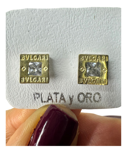 Aritos De Plata 925 Y Oro Mujer Y Hombre
