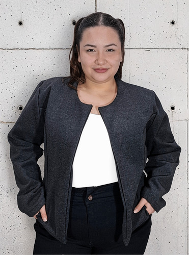 Saco Corto Paño, Modelo Abierto , Empress