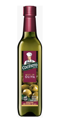 Aceite De Oliva Extra Virgen Cocinero Sin Tacc X 500ml