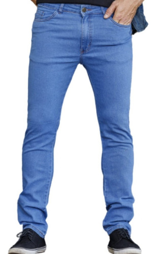 Imagem 3 de 6 de Kit 3 Calça Jeans Masculina Slim Original Elastano Lycra