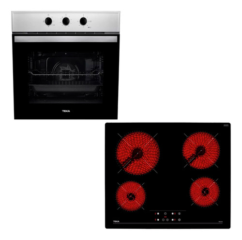 Combo Teka N°2 Horno + Anafe De Empotrar Linea Premium