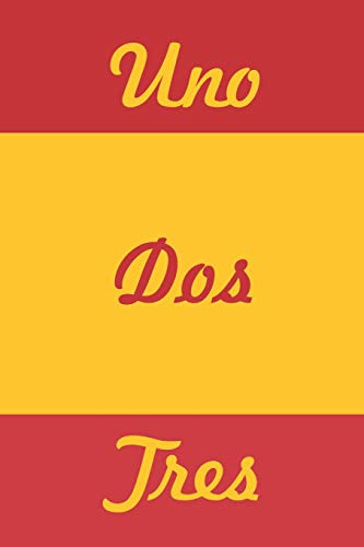 Unodostres: Spain Notebook 120 Lined Pages Language Practice