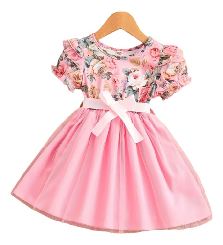 Vestido Princesa Floral 