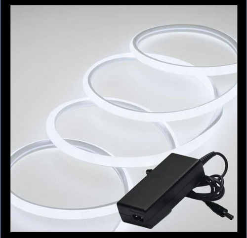 Kit Manguera Luz Neon 5 Mts + Fuente + Ficha 12v Exterior