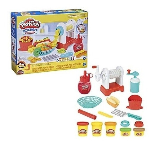 Play-doh Kitchen Creations Juego De Papas Fritas En Espiral