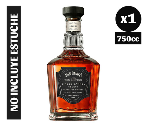 Whisky Bourbon Jack Daniel's Single Barrel Select Estados Unidos botella 750 mL
